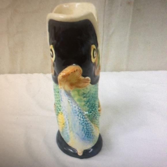 Devon Pottery gurgling fish vintage pitcher made in‎ England - Picture 8 of 8